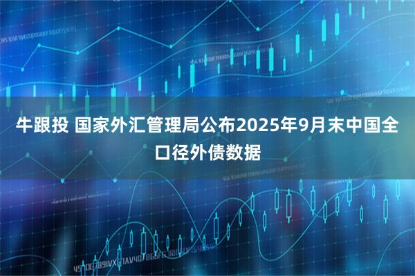 牛跟投 国家外汇管理局公布2025年9月末中国全口径外债数据