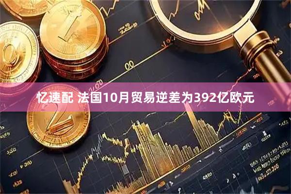忆速配 法国10月贸易逆差为392亿欧元