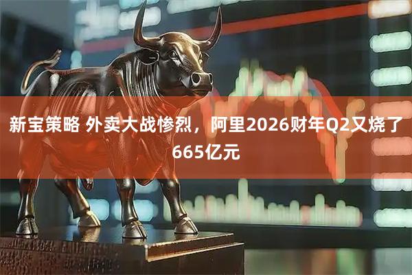 新宝策略 外卖大战惨烈，阿里2026财年Q2又烧了665亿元